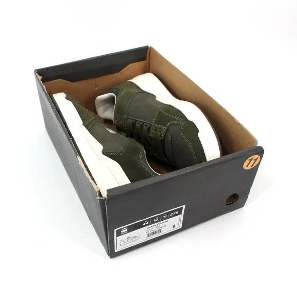 G-Star Raw Attacc Pop Combat Green Orange Low Cut Sneakers 11 NEW Logo Patch
